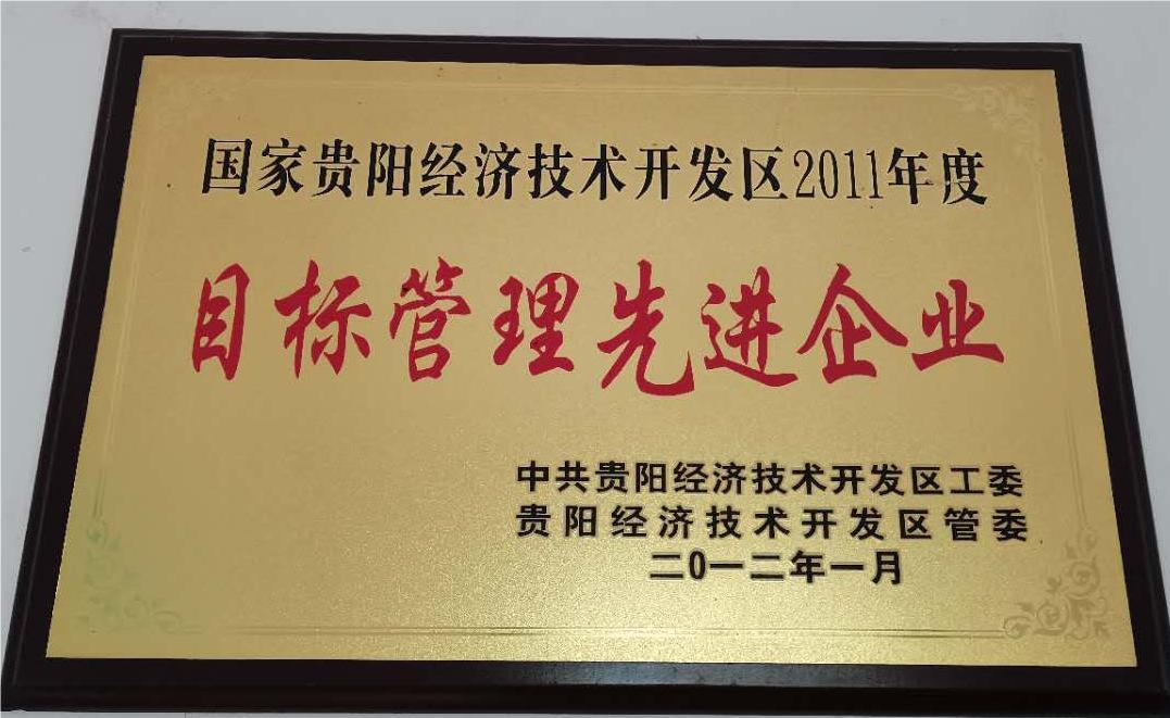 目標管(guǎn)理先進企業(yè)1