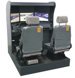 HYM-9型真車感受（shòu）的汽車駕駛模擬器（三屏）